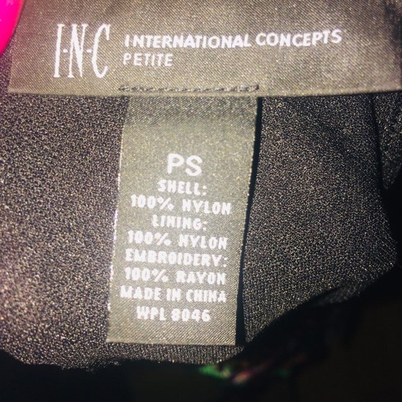 I.N.C. Sheer Embroidery Top - Picture 8 of 8